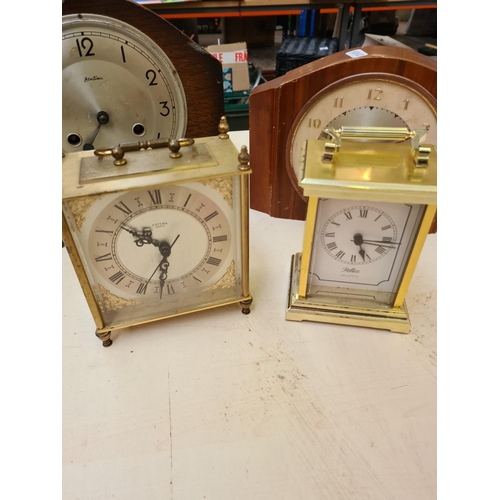 258 - Four assorted vintage clocks