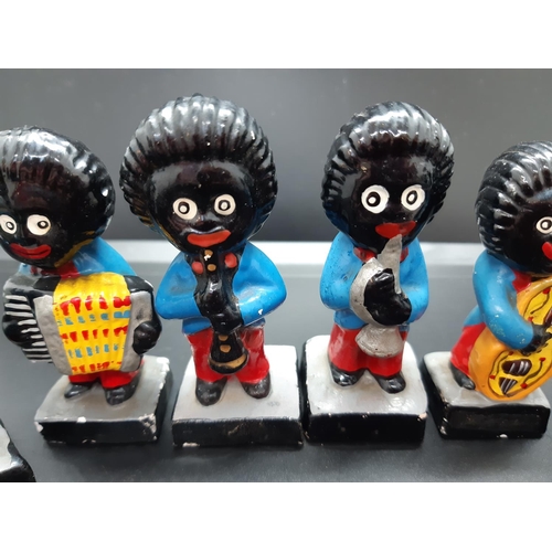 46 - A set of eight Robertsons Jam advertising figurines