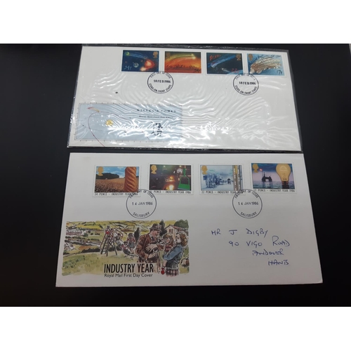 49 - A collection of first day covers ranging from late 1960's/early 1970's in black album together with ... 