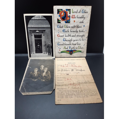 57 - A large collection of military ephemera to include postcards, letters, black and white photograph of... 