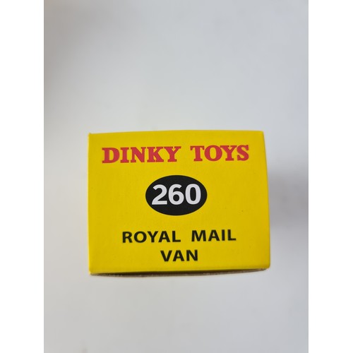 177A - Three boxed Dinky Model vehicles to include 260 Royal Mail van, 111 Triumph TR2 sports car and a 482... 