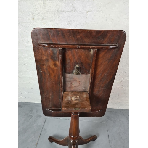 298 - A 19th century walnut tilt top occasional table - approx. 74cm high