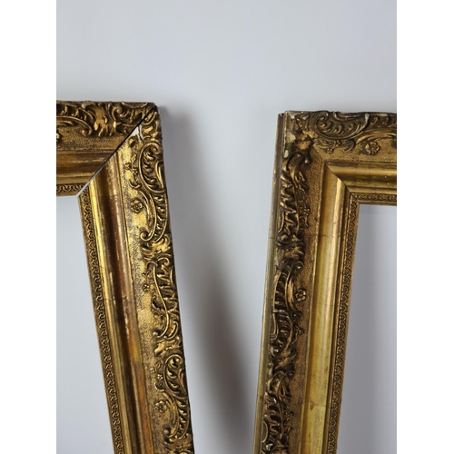 264 - A pair of Victorian ornate gilt picture frames approx. 60cm x 40cm