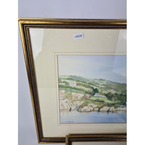 277 - Two framed countryside pictures both signed and dated lower left Grahame Penn 1988, the smaller depi... 