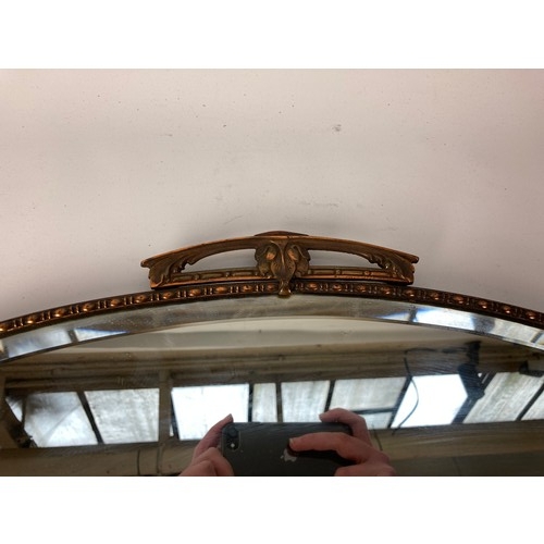 290 - Three various vintage mirrors to include one Arts and Crafts style copper framed