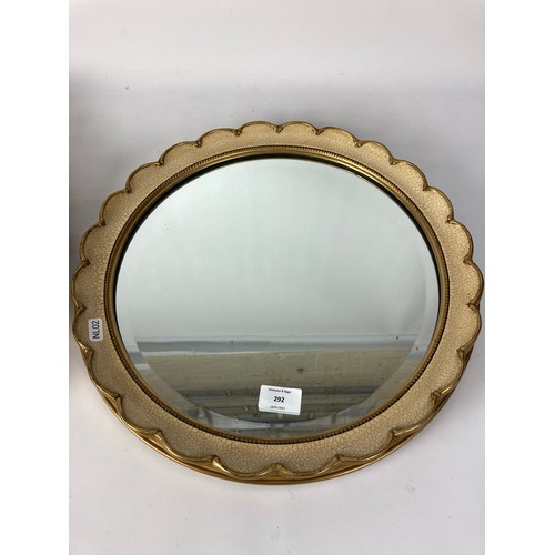 292 - Two antique style wall mirrors