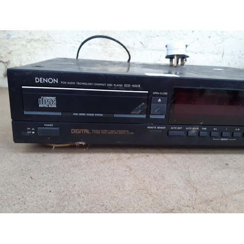 1022 - A Denon DCD-1500 mkII separate CD player with optical output - made in Japan