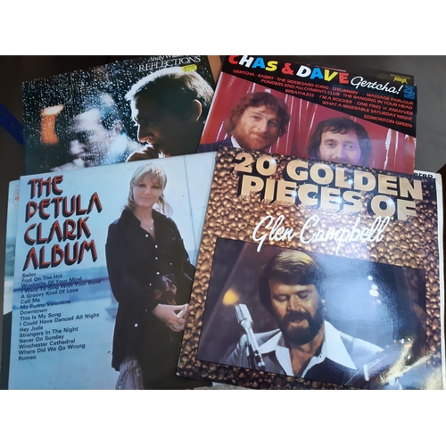 1038 - A collection of LP vinyl records to include Beatles, Tammy Wynette, Matt Monro, Andy Williams, Ella ... 