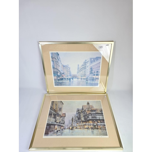 326 - Two framed limited edition pencil signed prints with lower right signature