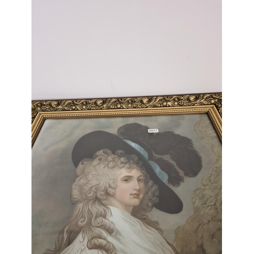 327 - A framed ‘The Stolen Duchess’ print originally by Thomas Gainsborough - approx. 71cm x 56cm