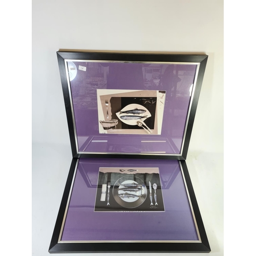 338 - Two framed Jean-Marc Chamard fish prints