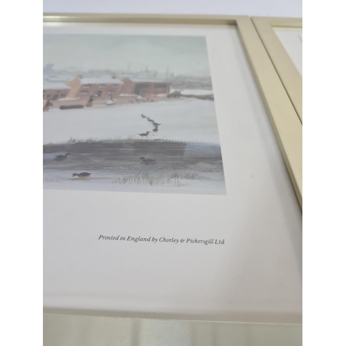 343 - Two framed Helen Bradley prints, one titled ‘Going Through the Woods’ and one titled ‘Buying Ducks F... 