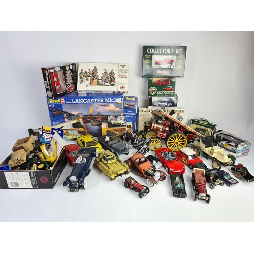 227 - A large quantity of various model making kits and model vehicles