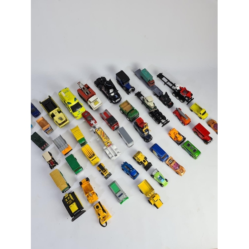 230 - A large collection of model diecast vehicles to include Matchbox Model 'A' Ford, Corgi Bedford Bus, ... 