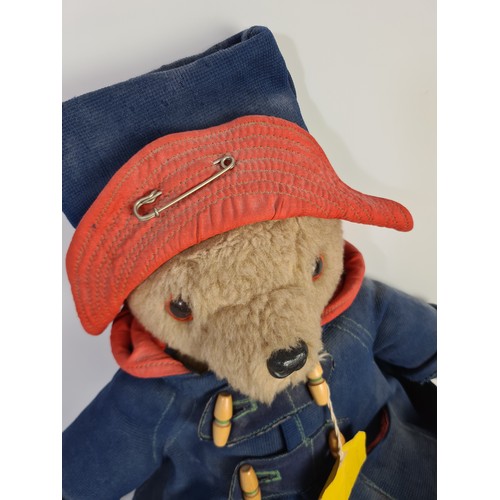 241 - A vintage Paddington Bear teddy with wellington boots