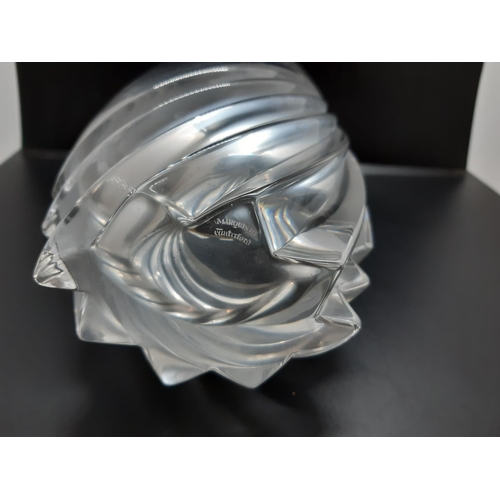 99 - A contemporary Waterford Marquis cut glass vase - approx. 25cm high