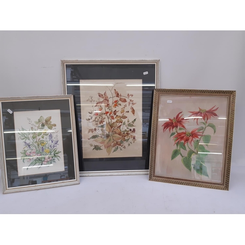 1326 - Three various framed paintings to include two watercolours by Patience Arnold and one oil painting s... 