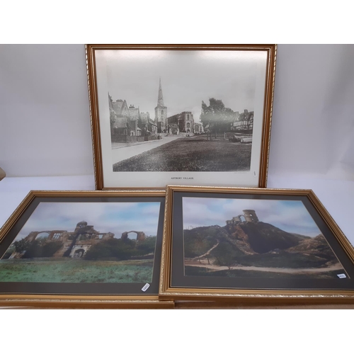 1331 - Three various framed pictures