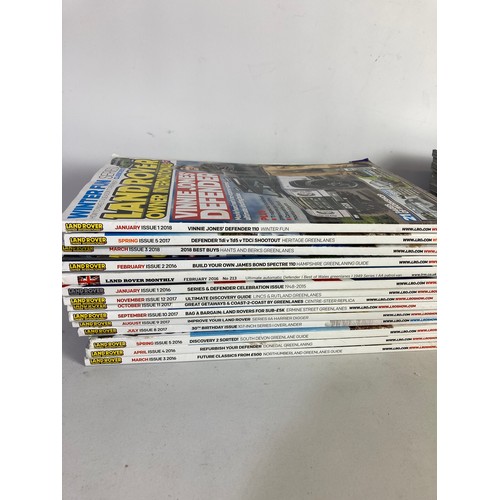 1334A - A large quantity of Land Rover magazines