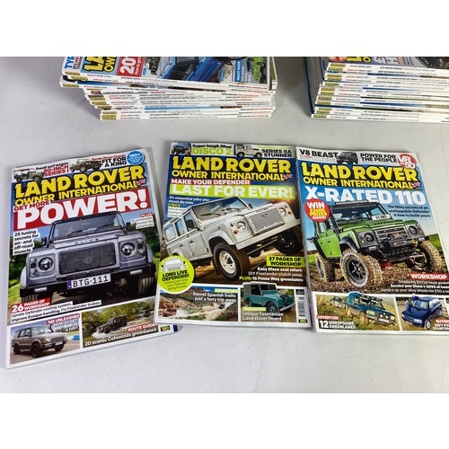 1334A - A large quantity of Land Rover magazines