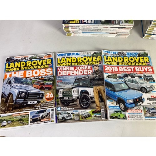 1334A - A large quantity of Land Rover magazines