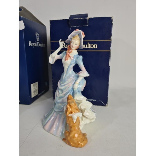 311 - Three boxed Royal Doulton figurines to include one Loyal Friend - HN3358, Pauline - HN3643 and Beatr... 