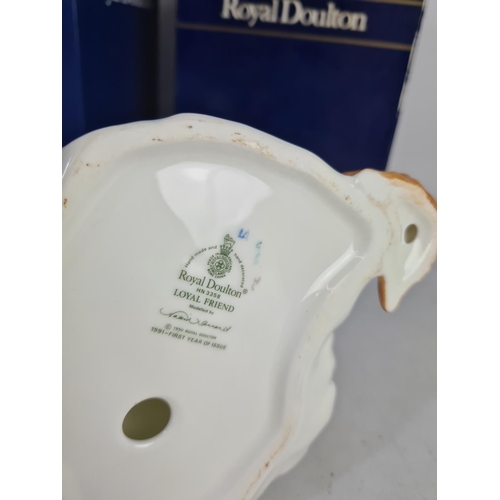 311 - Three boxed Royal Doulton figurines to include one Loyal Friend - HN3358, Pauline - HN3643 and Beatr... 