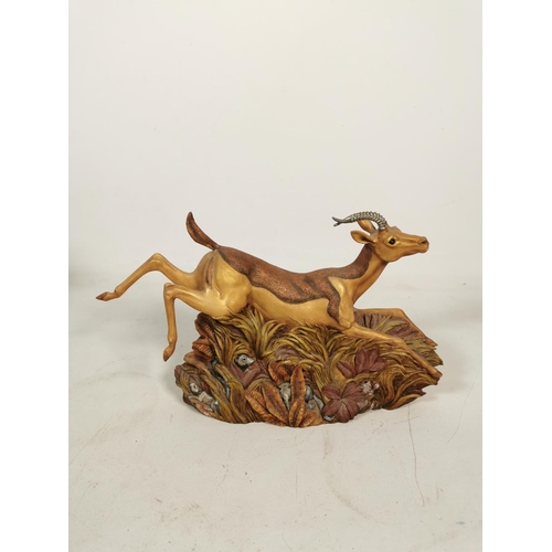 368 - A boxed From The Earth limited edition no. 916 of 3500 Swarla - Impala sculpture by Ann Richmond wit... 