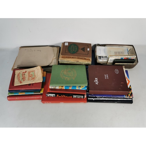 405 - A large collection of worldwide stamps and stamp albums