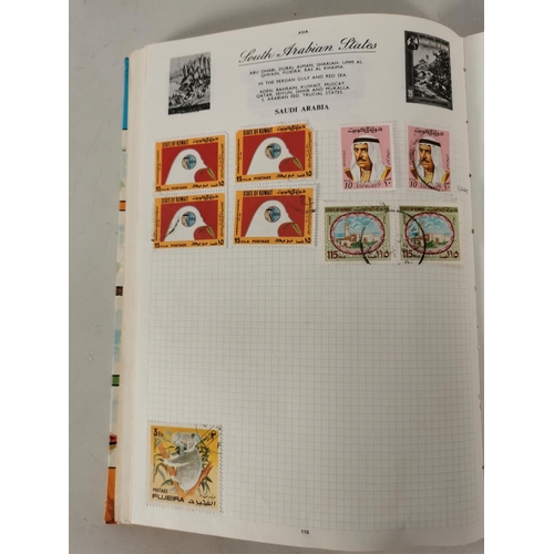 405 - A large collection of worldwide stamps and stamp albums