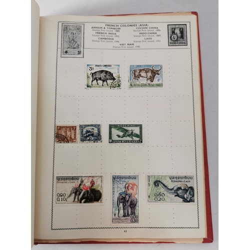 405 - A large collection of worldwide stamps and stamp albums