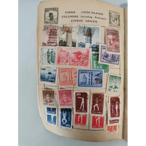 405 - A large collection of worldwide stamps and stamp albums