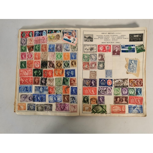 405 - A large collection of worldwide stamps and stamp albums