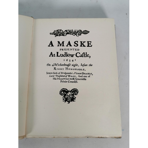 417 - A first edition Comus hardback book by John Milton and Illustrated by Arthur Rackham complete with a... 