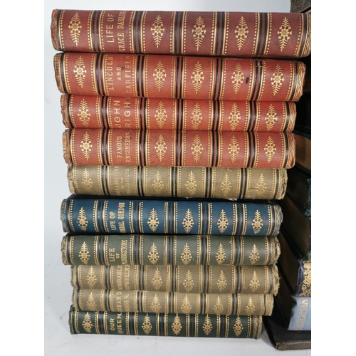 423 - A collection of various antique and vintage books to include 'England Delineated Or A Geographical D... 