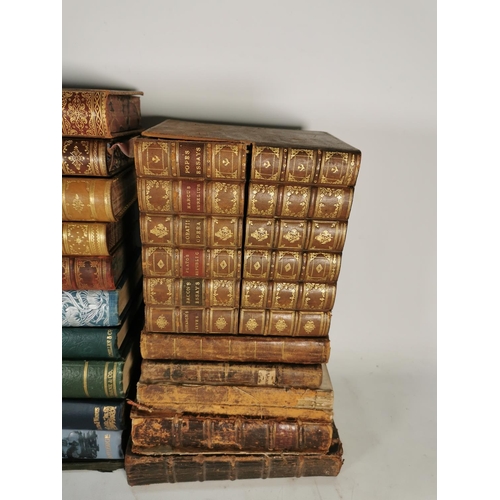 423 - A collection of various antique and vintage books to include 'England Delineated Or A Geographical D... 