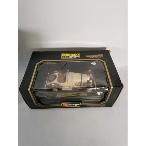 451 - Six boxed die cast models to include one Bburago Citroen 15CVTA, Bburago F50, Bburago Mercedes Benz ... 