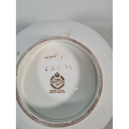 270 - A Minton bone china bowl with floral design - approx. 22cm diameter x 8.5 cm high