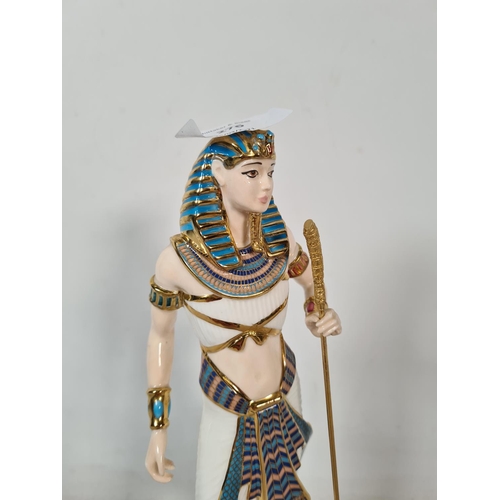 276 - A Wedgwood limited edition no. 6526 of 9500 Tutankhamun The Boy King figurine - approx. 23.5cm high