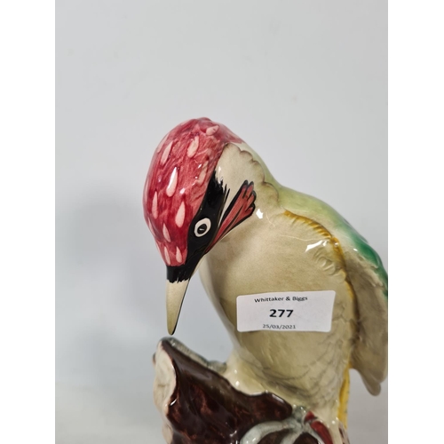 277 - A Beswick woodpecker figurine, model no. 1218 - approx. 22cm high