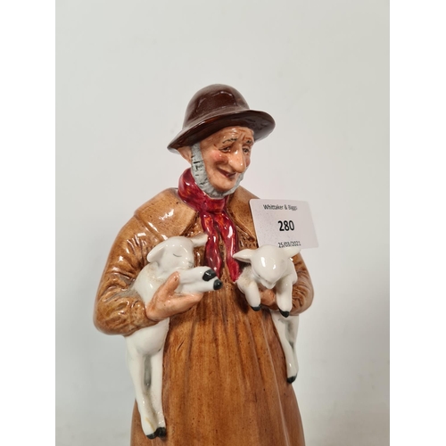 280 - A Royal Doulton Lambing Time figurine - HN 1890