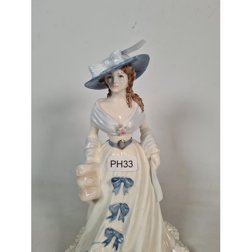 298 - A Coalport limited edition no. 922 of 12,500 Femmes Fatales Emma Hamilton figurine with certificate