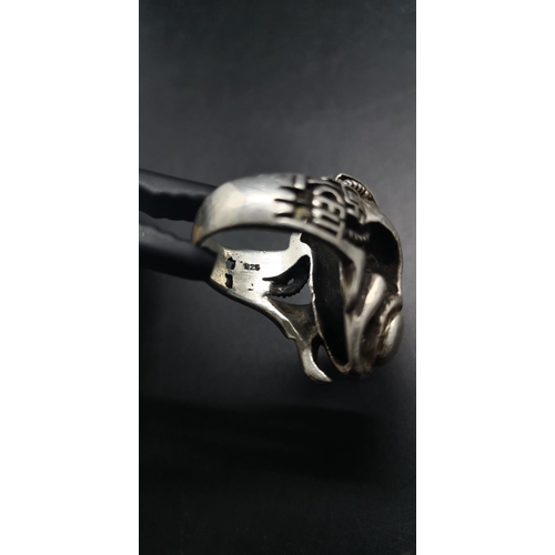 103 - A 925 silver Steampunk scarab beetle ring, size V - approx. gross weight - 30.5 grams