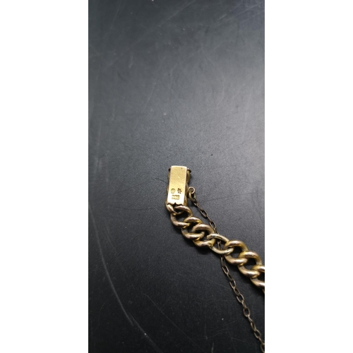 119 - A stamped '333' chain link bracelet - approx. gross weight 6.4 grams