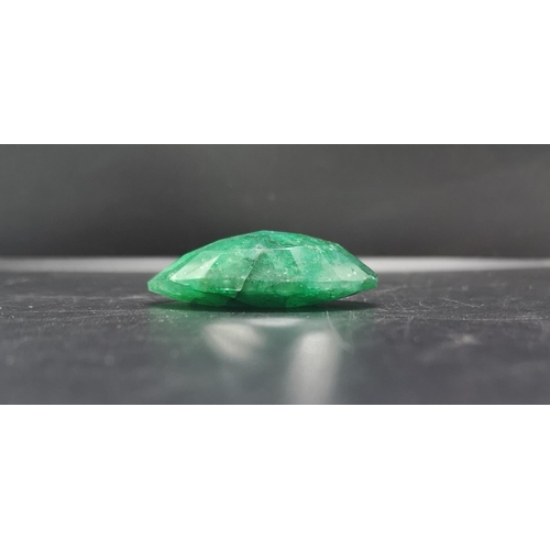 158 - A certified 170ct natural emerald gemstone