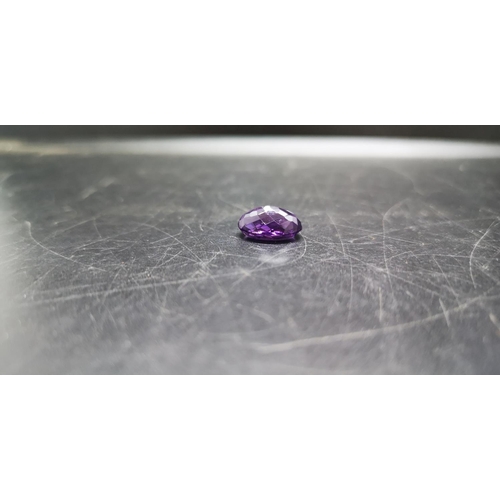 164 - A certified 4.94ct natural amethyst gemstone