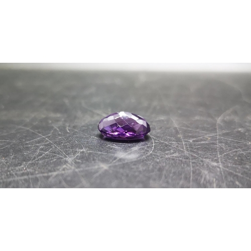 164 - A certified 4.94ct natural amethyst gemstone