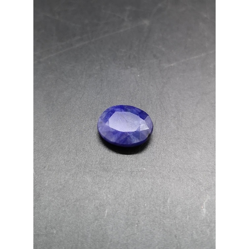 169 - An IDT certified 9.39ct natural blue sapphire gemstone