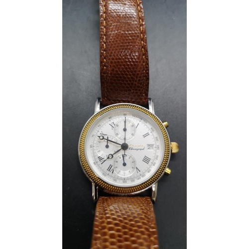 75 - A Lexus Tachymeter chronograph wristwatch