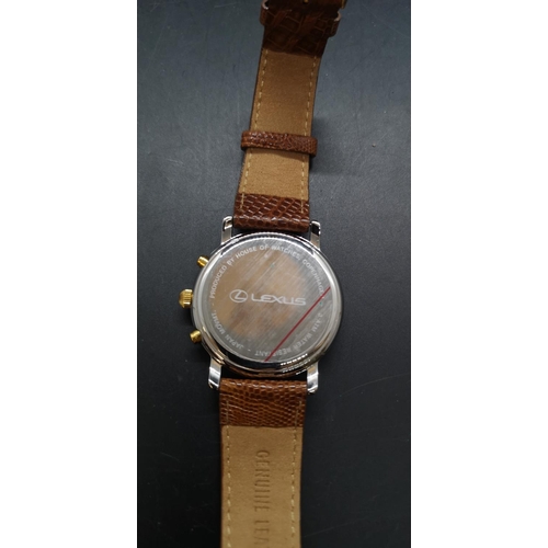 75 - A Lexus Tachymeter chronograph wristwatch